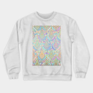 Jade & Blue Enamel Art Deco Pattern Crewneck Sweatshirt